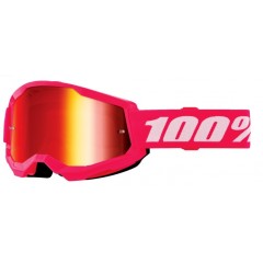 100% STRATA 2 OTROŠKA MOTOKROS ZATEMNJENA OČALA PINK
